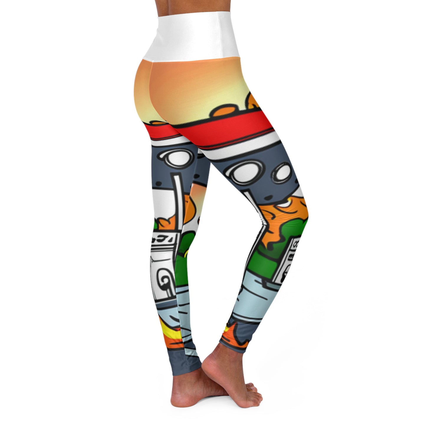 Forveva17 High Waisted Yoga Leggings (AOP)