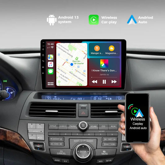 10.1" FOR 2008-2013 Honda Accord 8 Android 14 CarPlay Car Stereo Radio GPS Navi