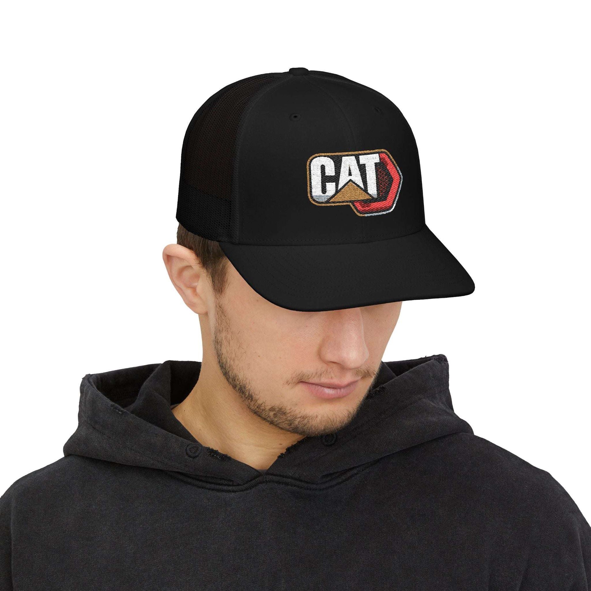 Caterpillar CAT logo embroidery Mesh Hat Cap