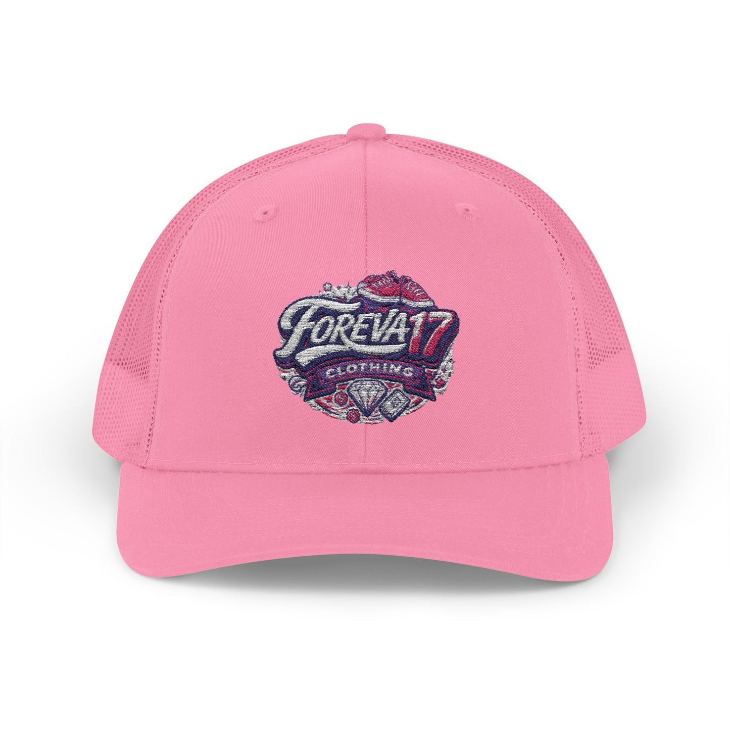 Trucker Cap with Retro ‘Dreamin’ Distressed Patch — Snapback Hat