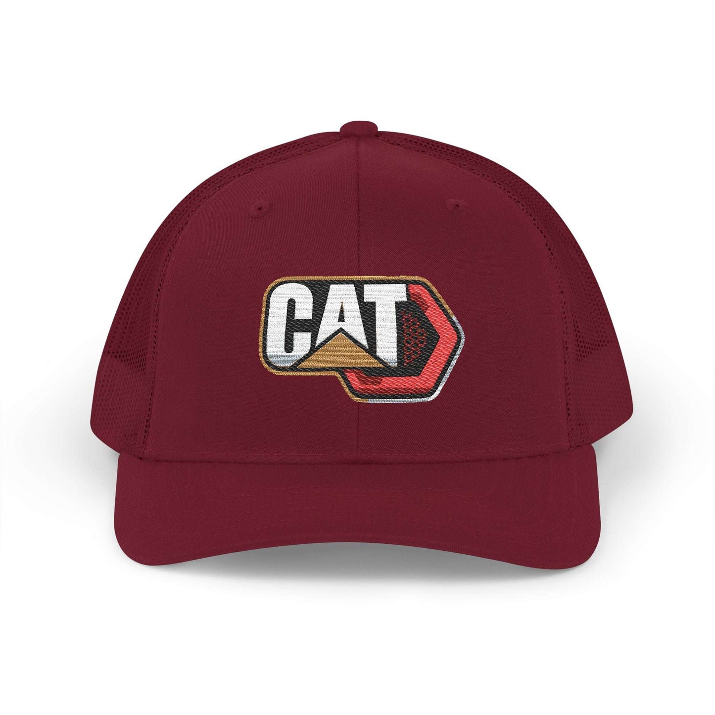 Caterpillar CAT logo embroidery Mesh Hat Cap
