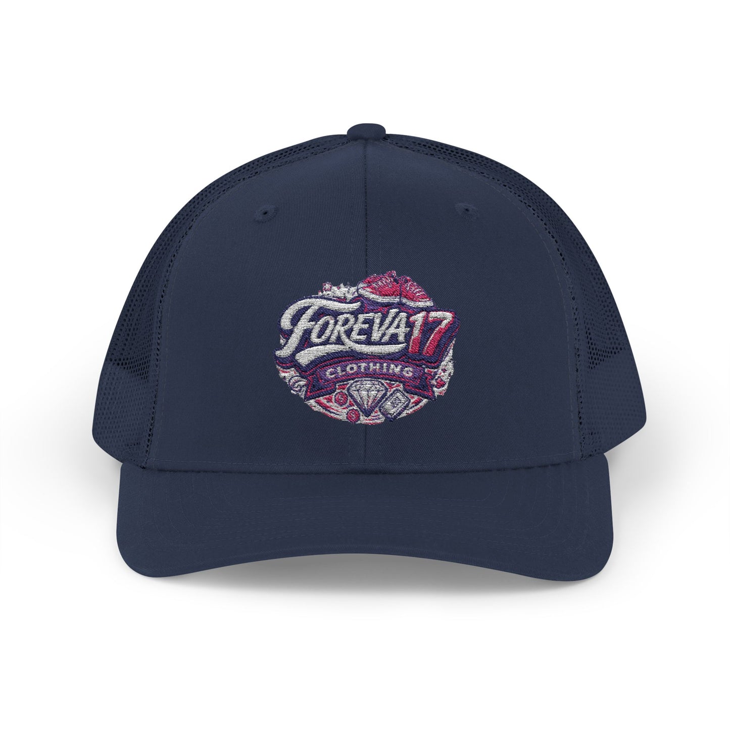 Trucker Cap with Retro ‘Dreamin’ Distressed Patch — Snapback Hat