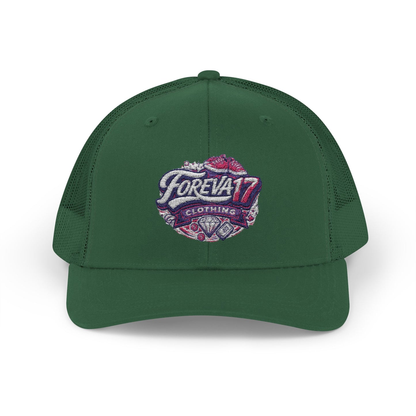 Trucker Cap with Retro ‘Dreamin’ Distressed Patch — Snapback Hat
