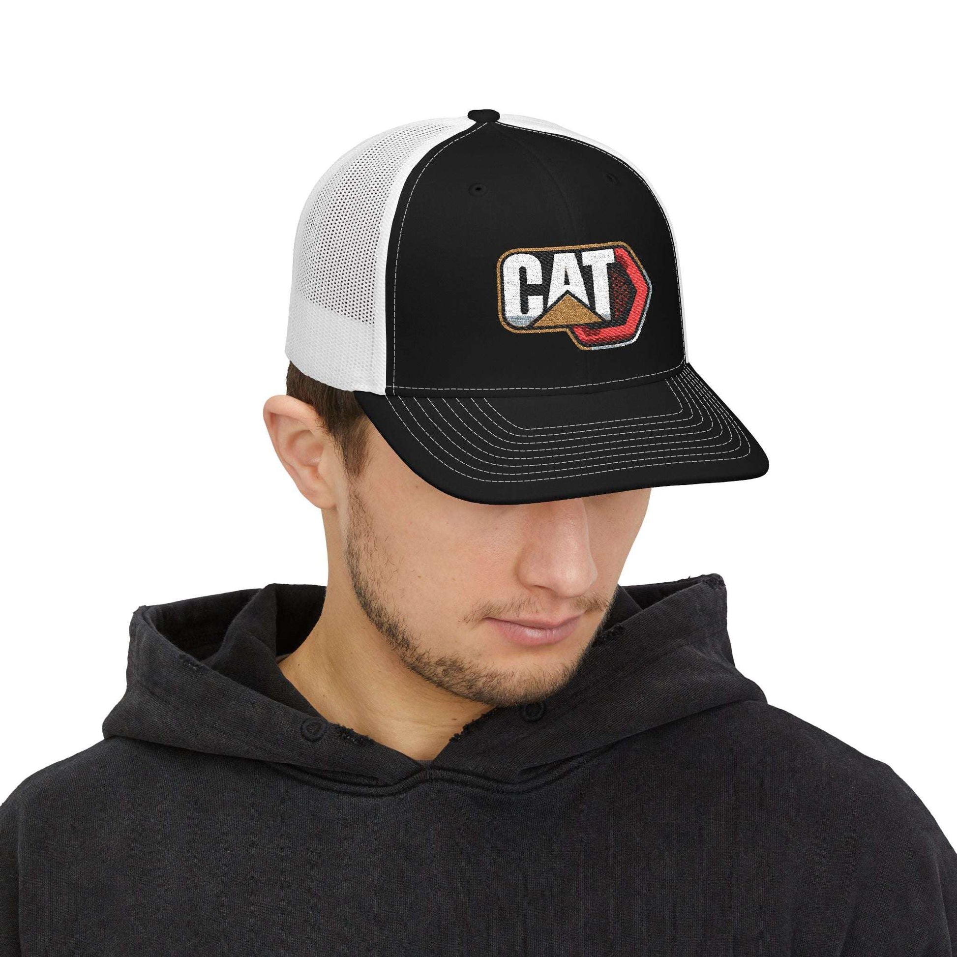 Caterpillar CAT logo embroidery Mesh Hat Cap