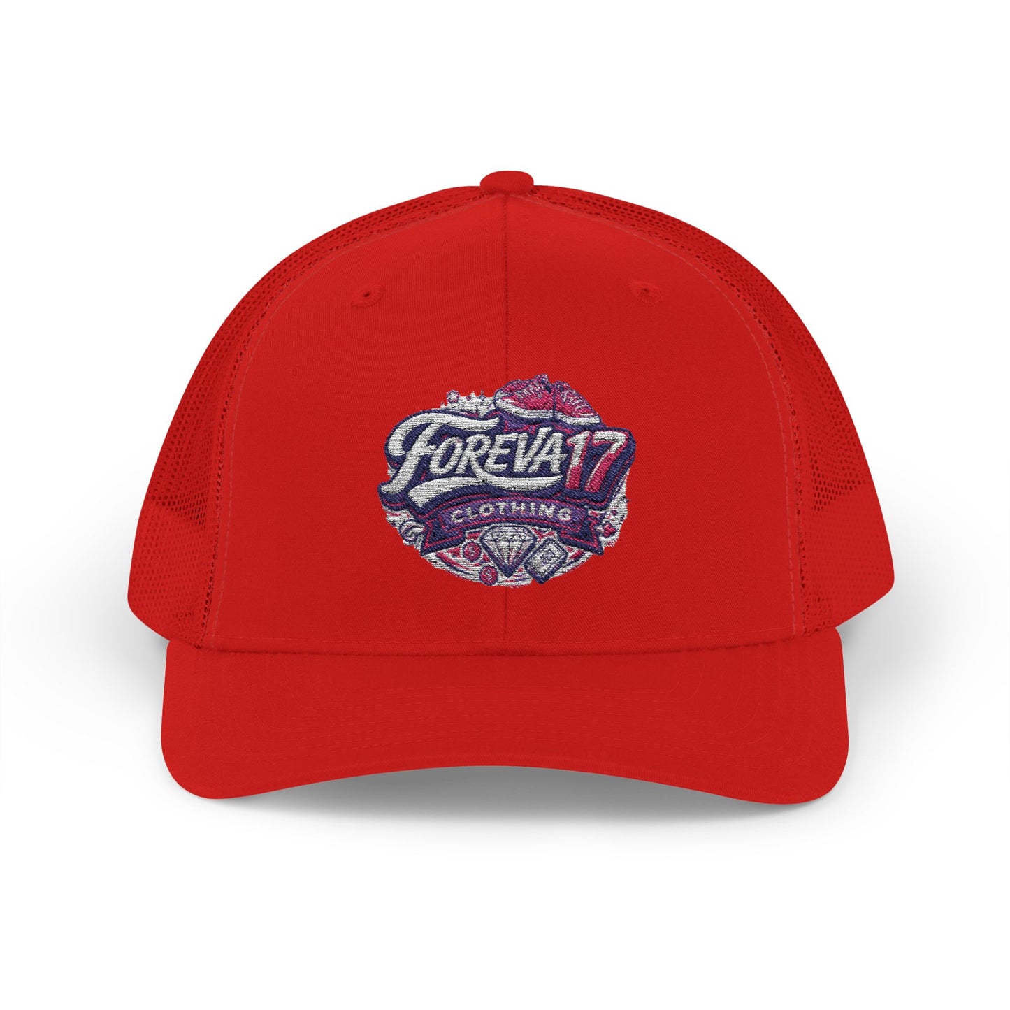 Trucker Cap with Retro ‘Dreamin’ Distressed Patch — Snapback Hat