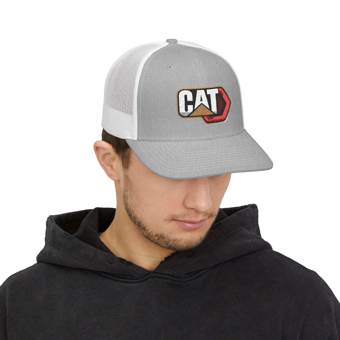 Caterpillar CAT logo embroidery Mesh Hat Cap