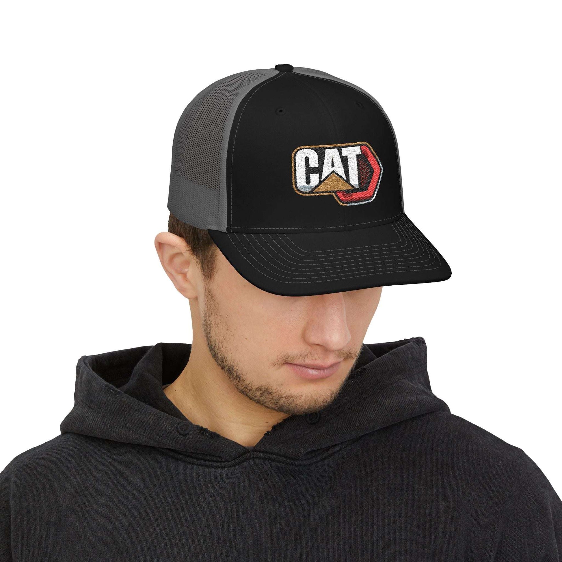 Caterpillar CAT logo embroidery Mesh Hat Cap