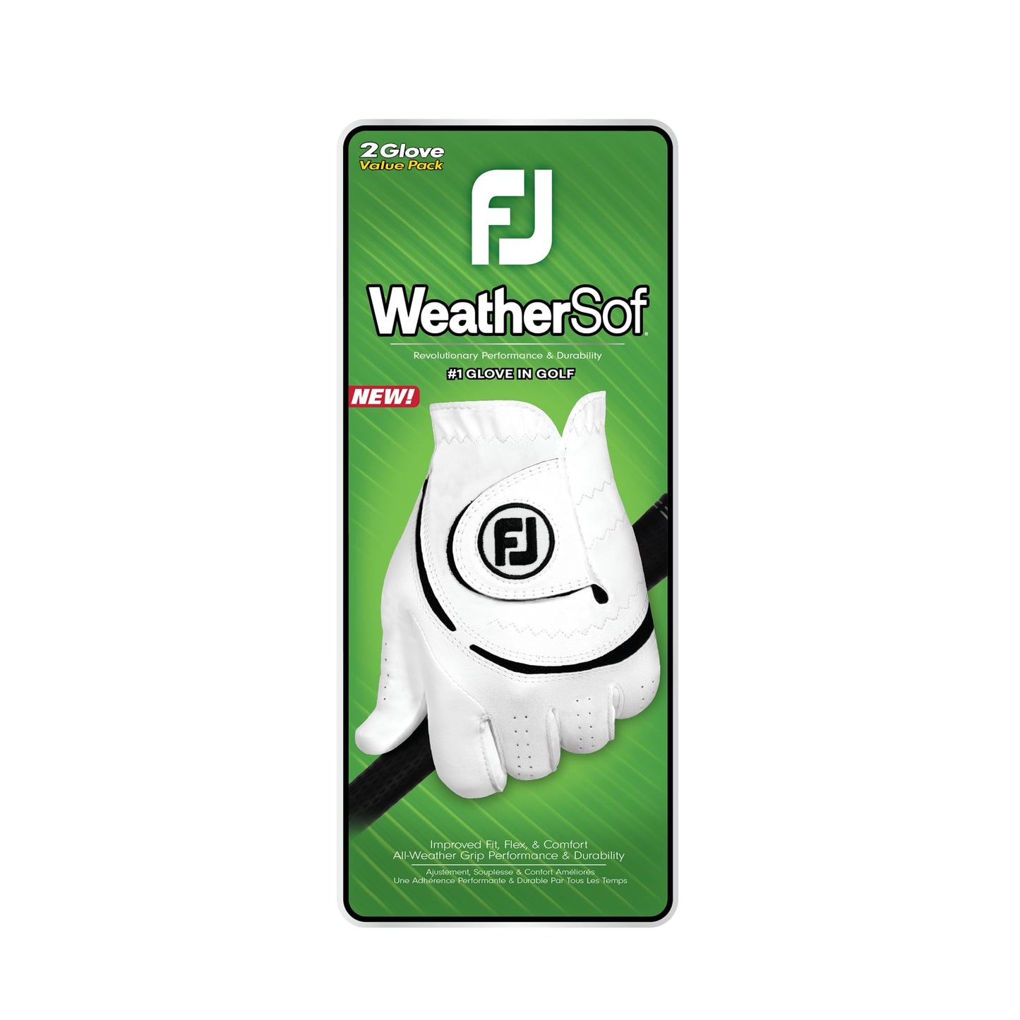 FootJoy Men's WeatherSof 2-Pack Golf Glove