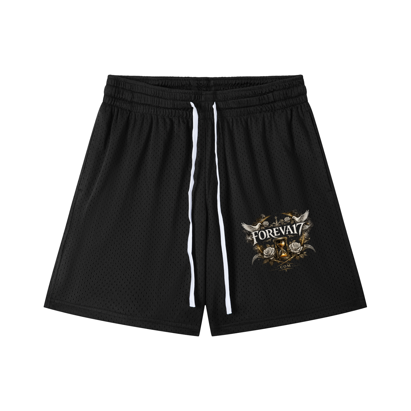 Foreva17 Mesh Drawstring Shorts