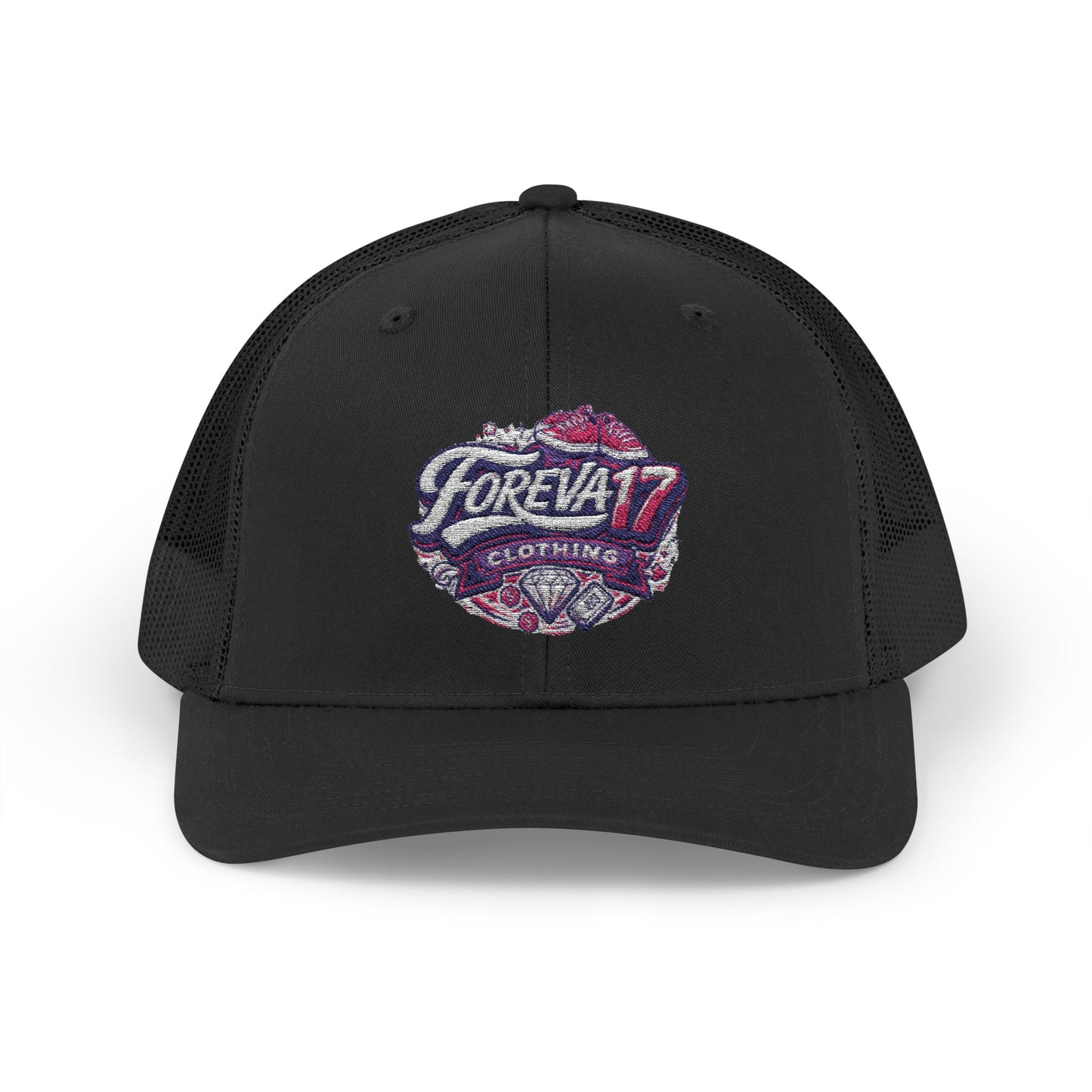 Trucker Cap with Retro ‘Dreamin’ Distressed Patch — Snapback Hat