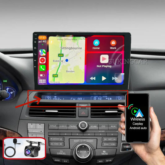 10.1" FOR 2008-2013 Honda Accord 8 Android 14 CarPlay Car Stereo Radio GPS Navi